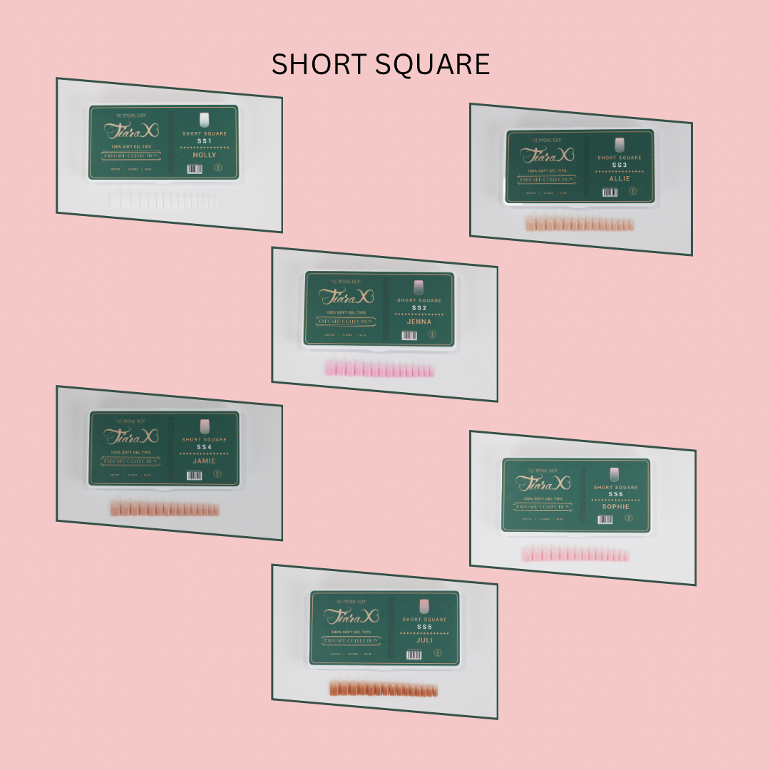 TiaraX | Colored Tips Box - EXPOSED Collection - Short Length