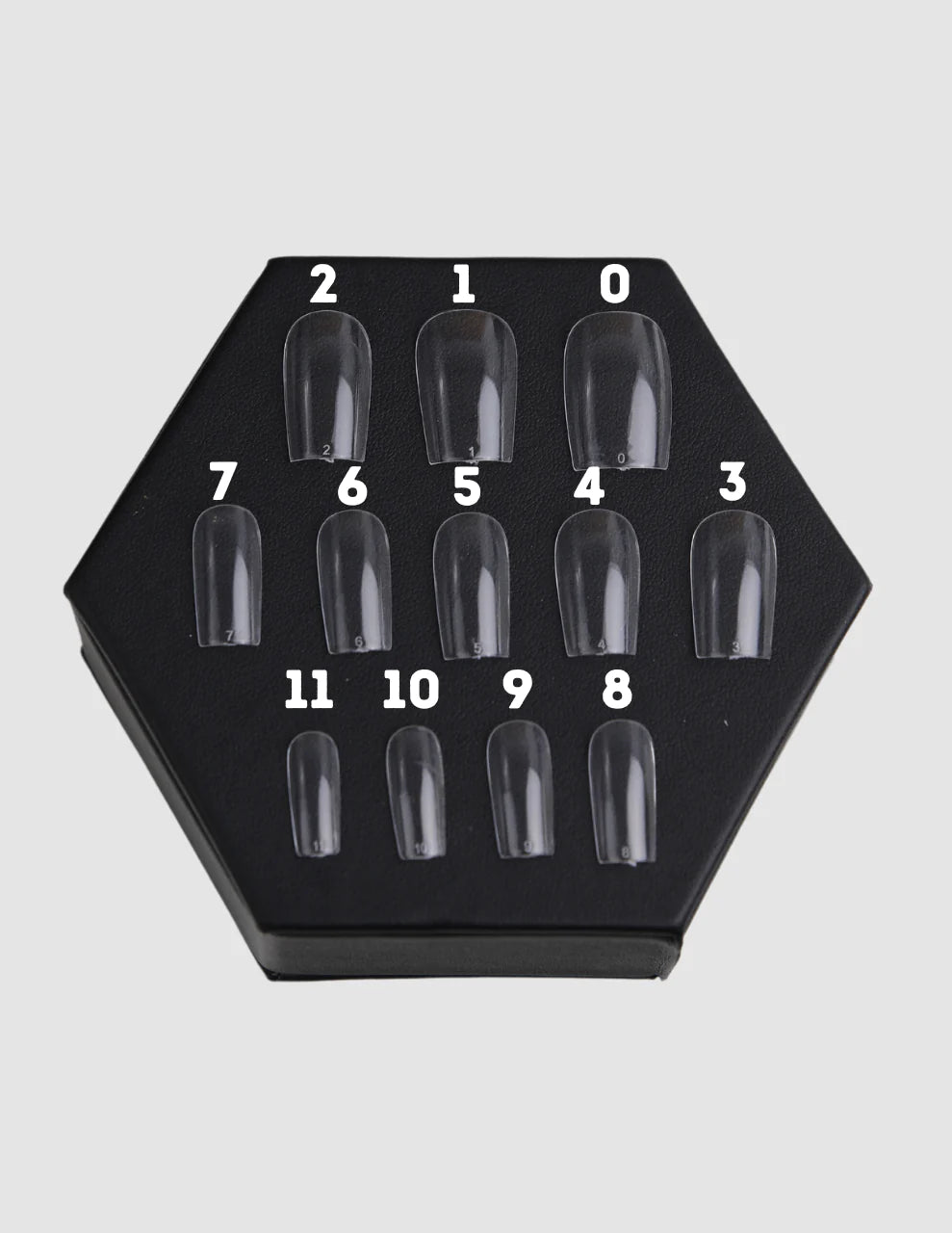 TiaraX Gel Tips Single Size Bags - Short Square