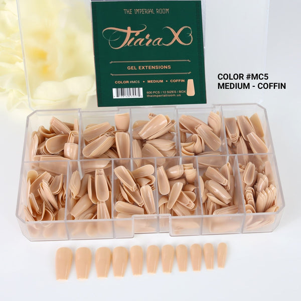 TiaraX Colored Tips Box - Medium Coffin