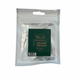TiaraX Gel Tips Single Size Bags (White Bag) - Square Medium