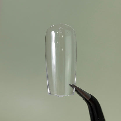 TiaraX | Clear Gel Tips (White Box) - Square Medium