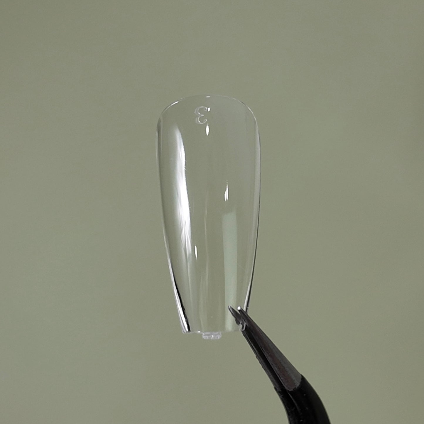 TiaraX | Clear Tips (White Box) - Coffin Medium