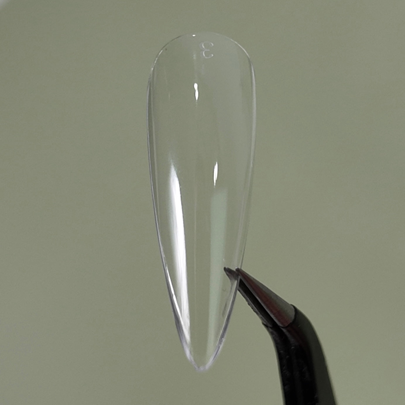 TiaraX | Clear Gel Tips (White Box) - Stiletto Long