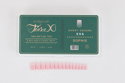 TiaraX | Colored Tips Box - EXPOSED Collection - Short Length