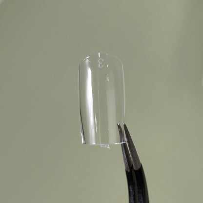 TiaraX | Clear Gel Tips (White Box) - Square Short