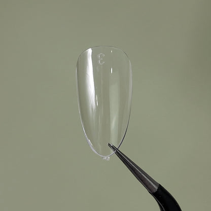 TiaraX | Clear Tips (White Box) - Almond Short