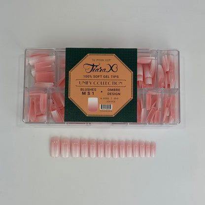 TiaraX Ombre Tips Box - UNIFY Collection - Medium Length