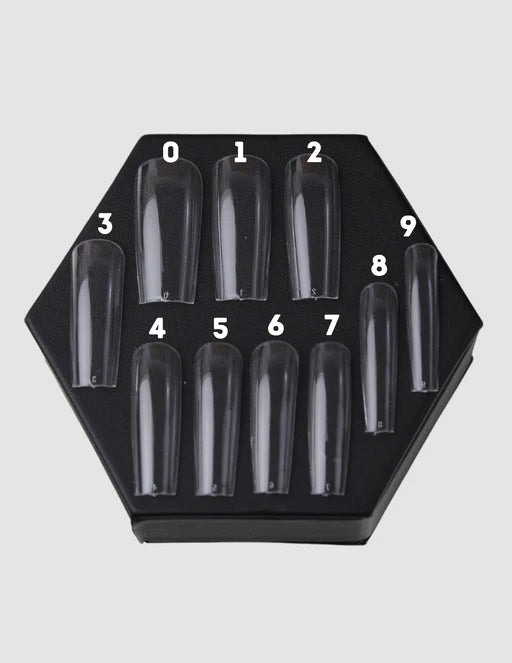 TiaraX Gel Tips Single Size Bags - Long Square