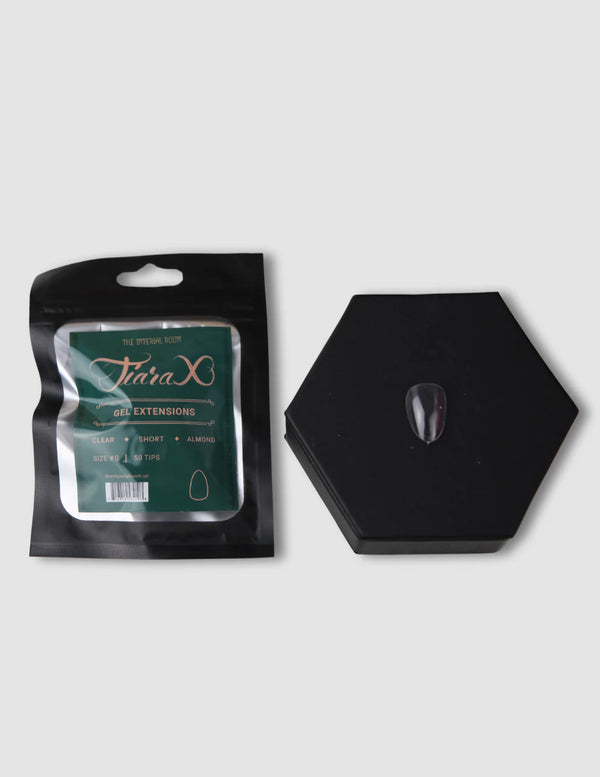 TiaraX Gel Tips Single Size Bags - Short Almond
