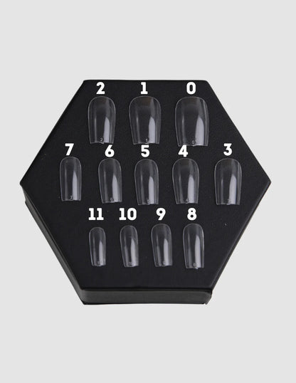 TiaraX Gel Tips Single Size Bags - Short Square