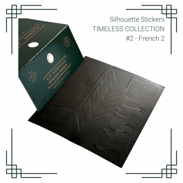 GIO Airbrush - Silhouette Stickers/Airbrush Stencils - Timeless Collection