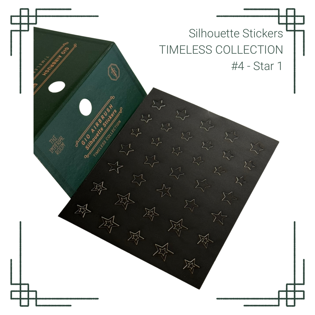 GIO Airbrush - Silhouette Stickers/Airbrush Stencils - Timeless Collection