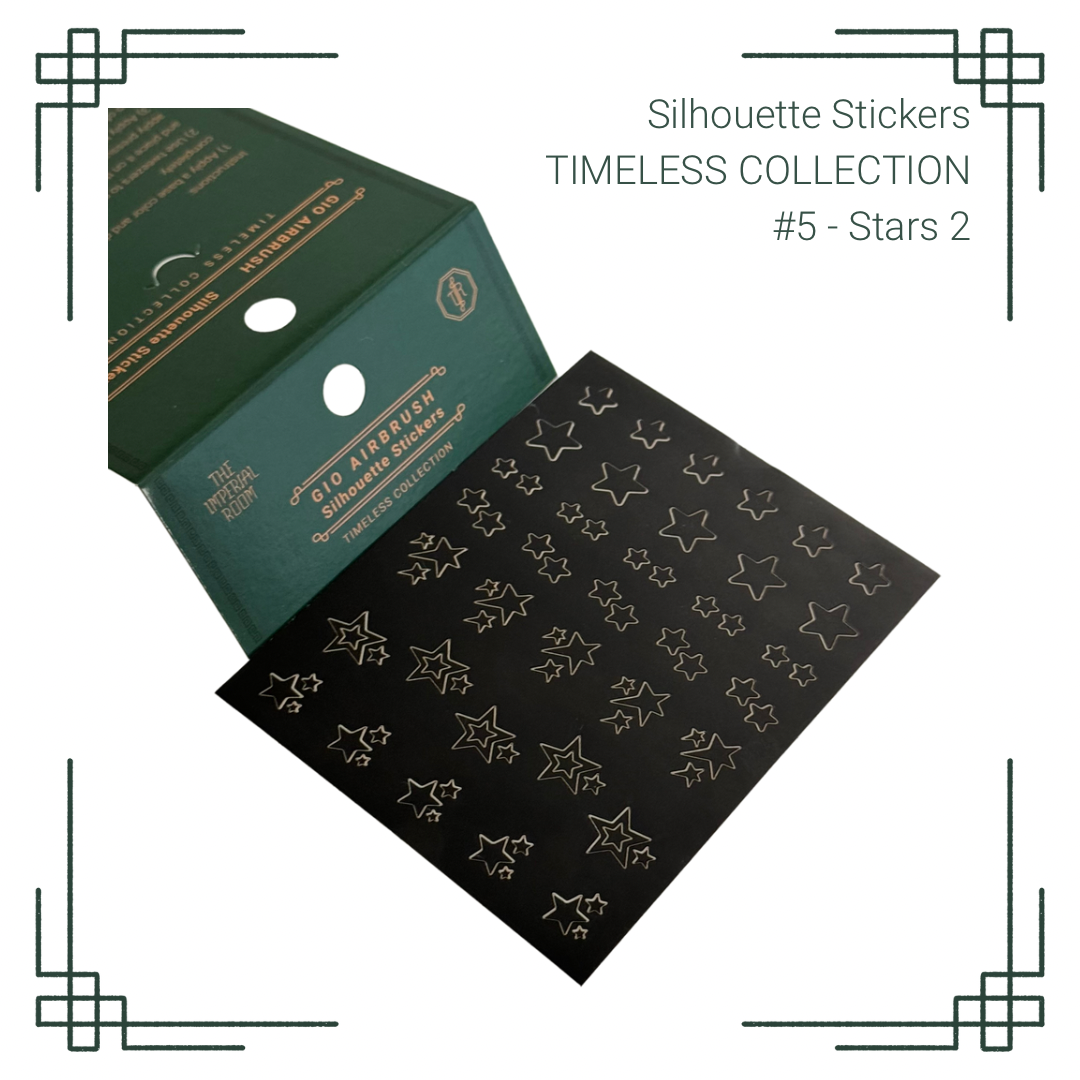 GIO Airbrush - Silhouette Stickers/Airbrush Stencils - Timeless Collection