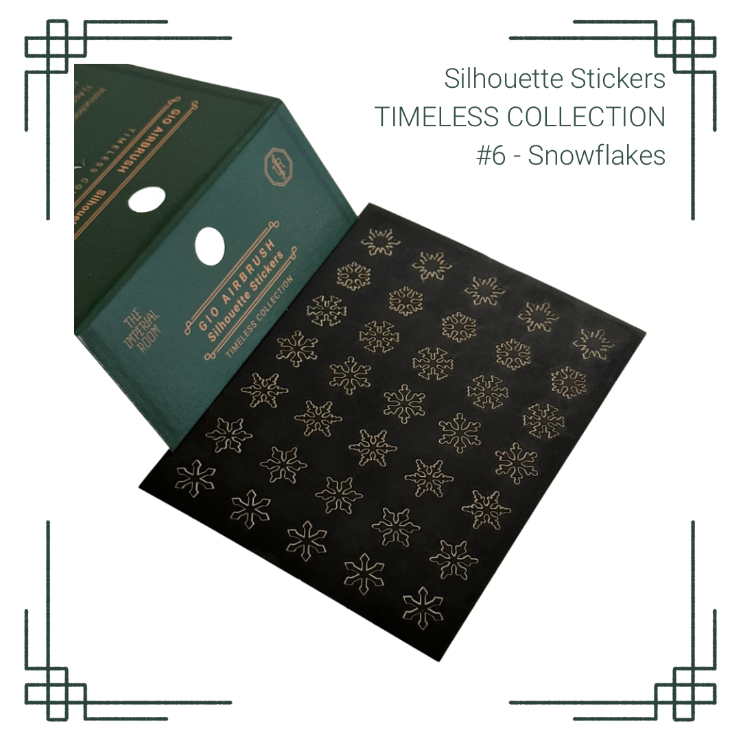 GIO Airbrush - Silhouette Stickers/Airbrush Stencils - Timeless Collection