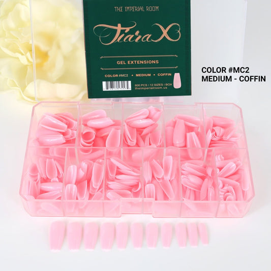 TiaraX Colored Tips Box - Medium Coffin