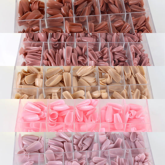 TiaraX Colored Tips Box - Medium Coffin