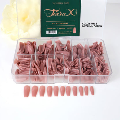 TiaraX Colored Tips Box - Medium Coffin