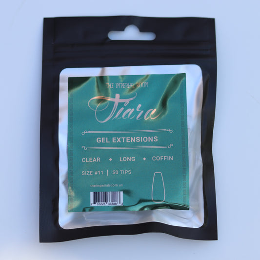 TiaraX Gel Tips Single Size Bags - Long Coffin