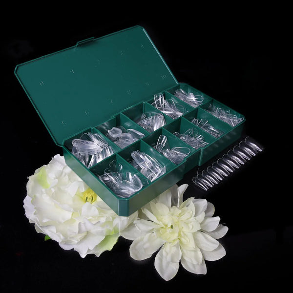 TiaraX Clear Tips Box - Medium Coffin